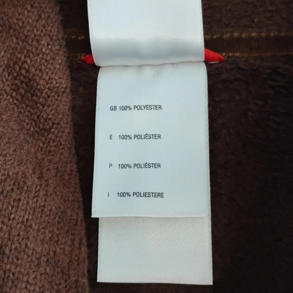 North Face Women's Crescent Ridge Shawl Collar Fleece Pullover Brown Large NWT - Picture 5 of 10